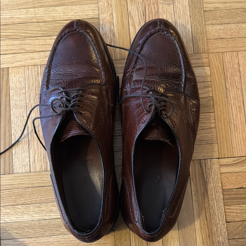 Classic Brown Leather Men's Shoes